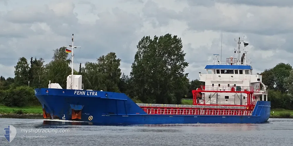 fehn lyra (General Cargo Ship) - IMO 9374741, MMSI 275472000, Call Sign YLOH under the flag of Latvia