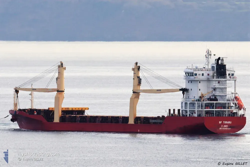 bf timaru (General Cargo Ship) - IMO 9346421, MMSI 304262000, Call Sign V2HC6 under the flag of Antigua & Barbuda