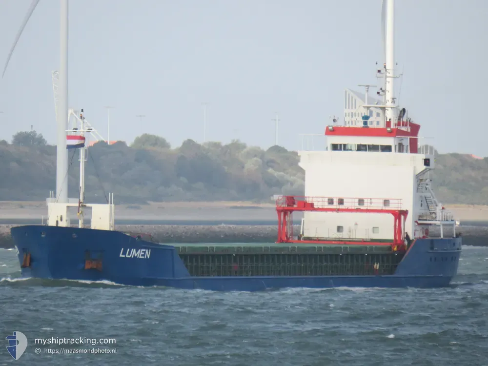 lumen (General Cargo Ship) - IMO 9136125, MMSI 304354000, Call Sign  V2QS5 under the flag of Antigua & Barbuda