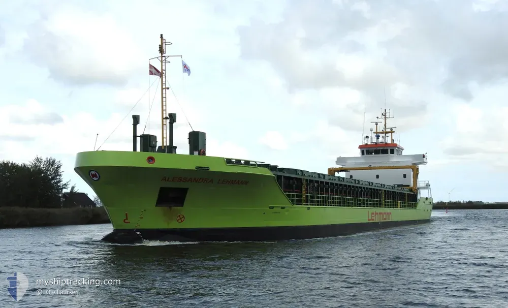 alessandra lehmann (General Cargo Ship) - IMO 9290684, MMSI 304677000, Call Sign V2OS4 under the flag of Antigua & Barbuda