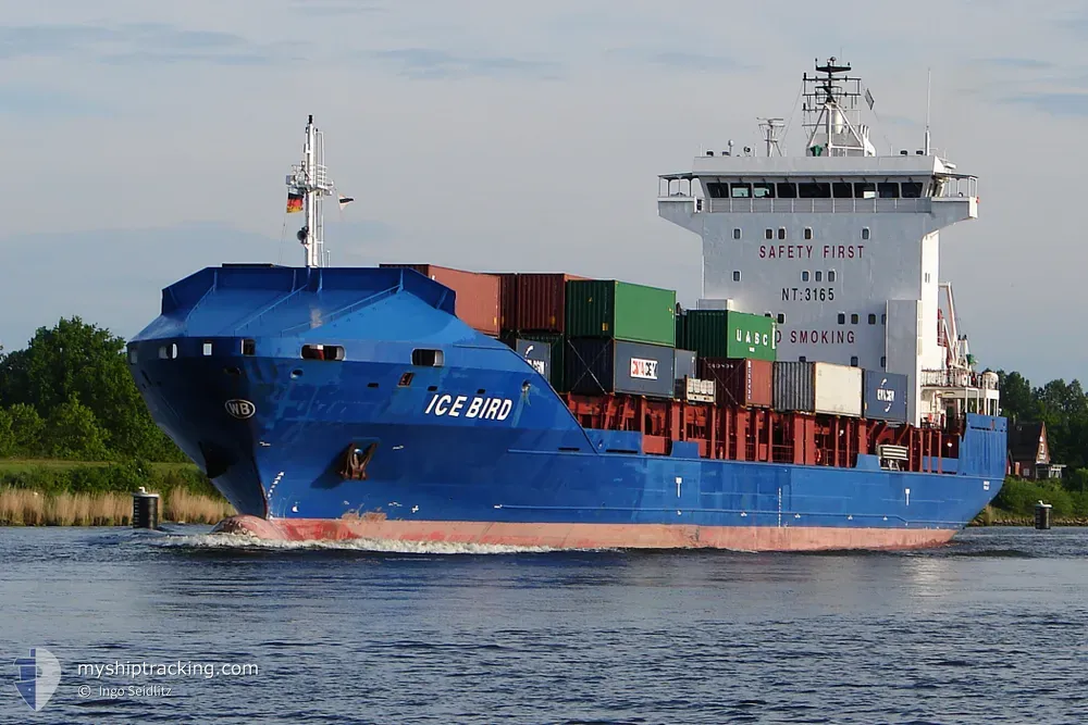 skogafoss (Container Ship) - IMO 9375252, MMSI 305411000, Call Sign V2EF3 under the flag of Antigua & Barbuda