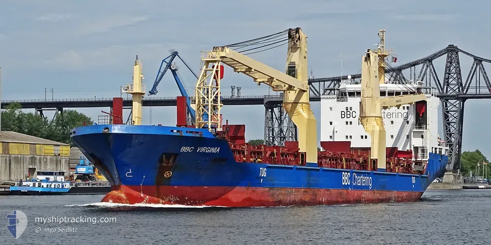 bbc virginia (General Cargo Ship) - IMO 9501277, MMSI 305463000, Call Sign V2EK8 under the flag of Antigua & Barbuda