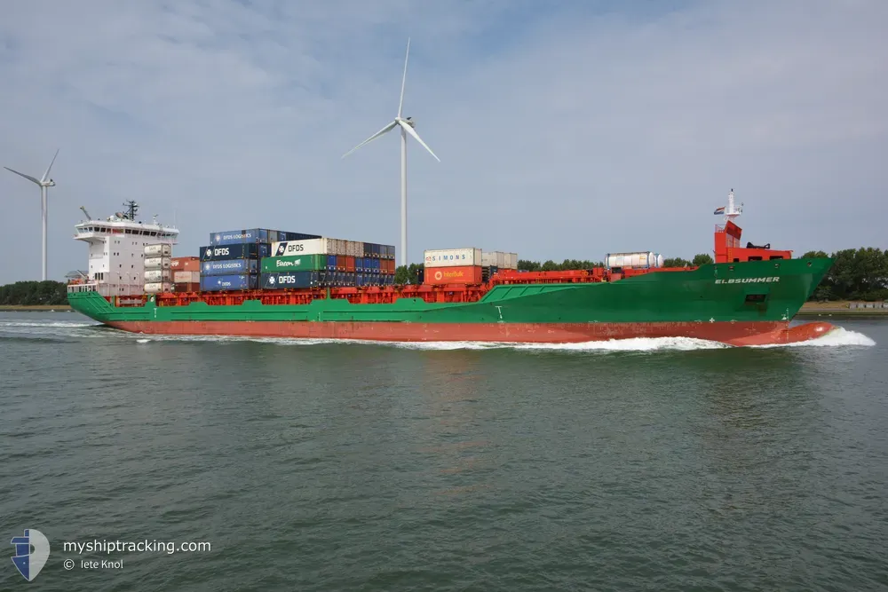 elbsummer (Container Ship) - IMO 9429194, MMSI 305979000, Call Sign V2GK9 under the flag of Antigua & Barbuda