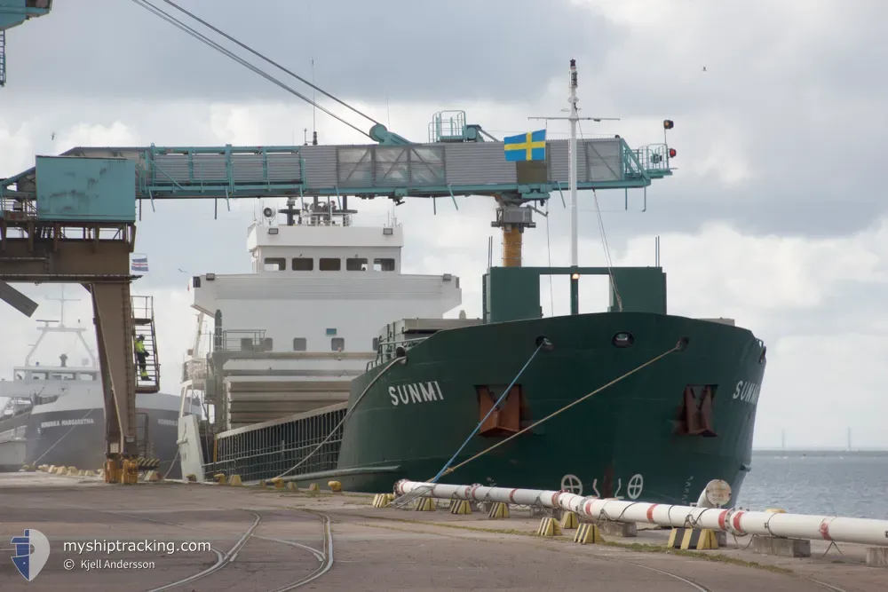 sunmi (General Cargo Ship) - IMO 9073581, MMSI 309937000, Call Sign C6WS3 under the flag of Bahamas