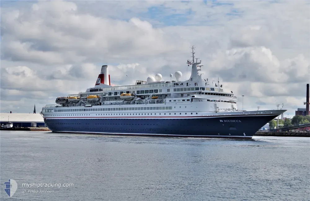boudicca (Passenger (Cruise) Ship) - IMO 7218395, MMSI 309964000, Call Sign C6VA3 under the flag of Bahamas