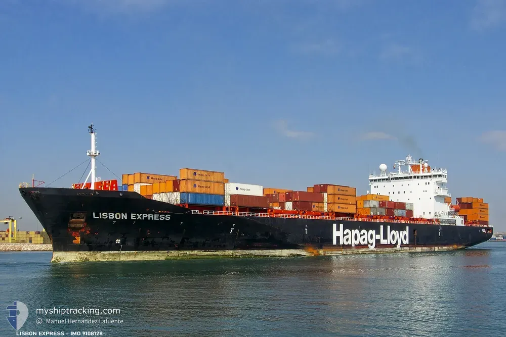 lisbon express (Container Ship) - IMO 9108128, MMSI 310132000, Call Sign ZCBD3 under the flag of Bermuda
