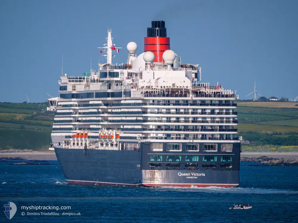 queen victoria (Passenger (Cruise) Ship) - IMO 9320556, MMSI 310624000, Call Sign ZCEF3 under the flag of Bermuda