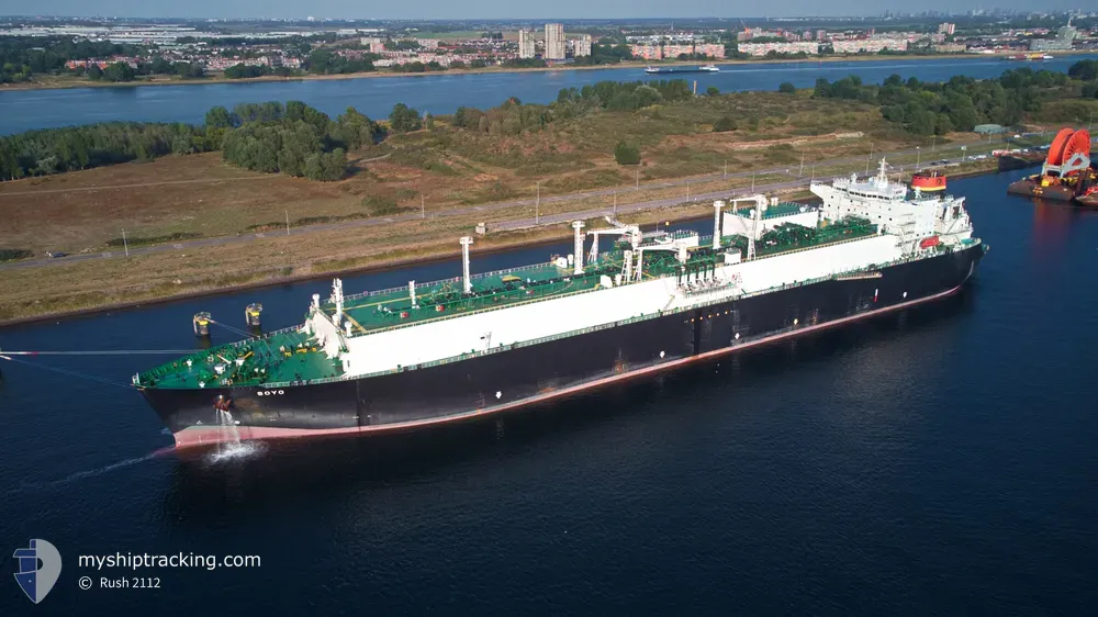 soyo (LNG Tanker) - IMO 9475208, MMSI 311038500, Call Sign C6YN3 under the flag of Bahamas