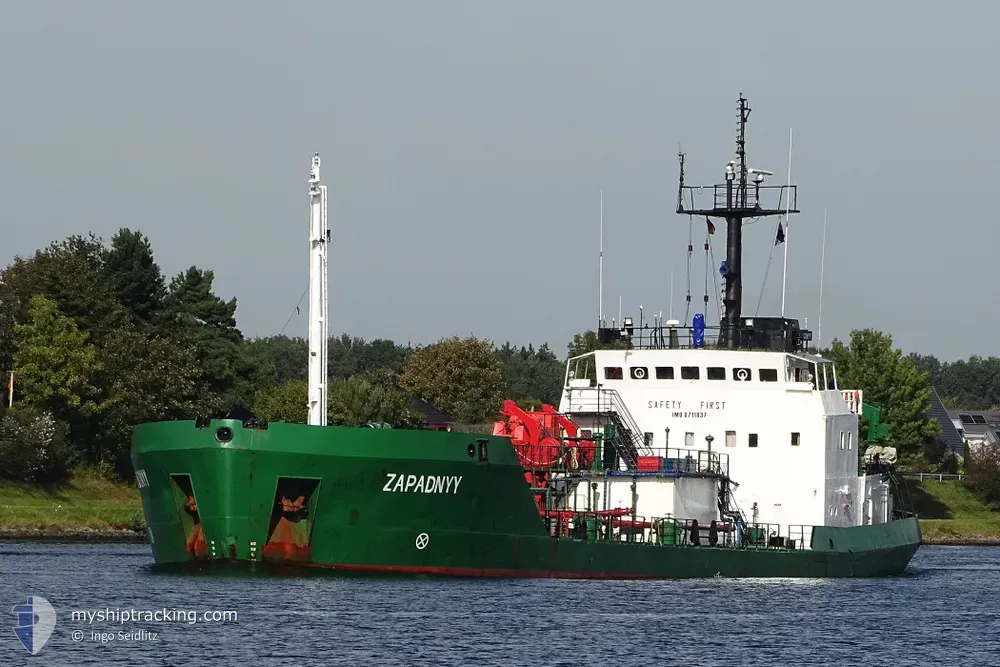 zapadnyy (Molasses Tanker) - IMO 8711837, MMSI 312786000, Call Sign V3MT6 under the flag of Belize