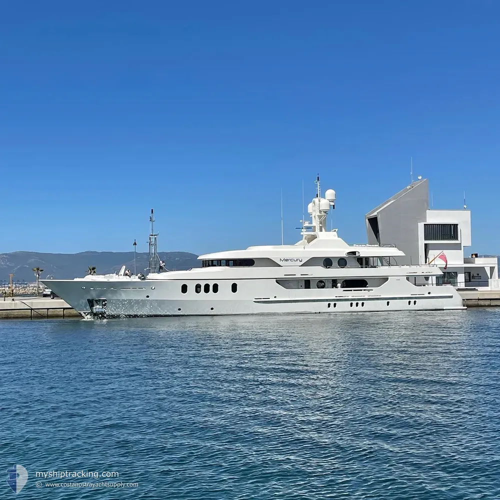 mercury (Yacht) - IMO 1007158, MMSI 319663000, Call Sign ZCGB under the flag of Cayman Islands