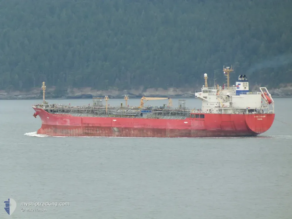 ginga cougar (Chemical/Oil Products Tanker) - IMO 9321861, MMSI 353108000, Call Sign 3EAG7 under the flag of Panama