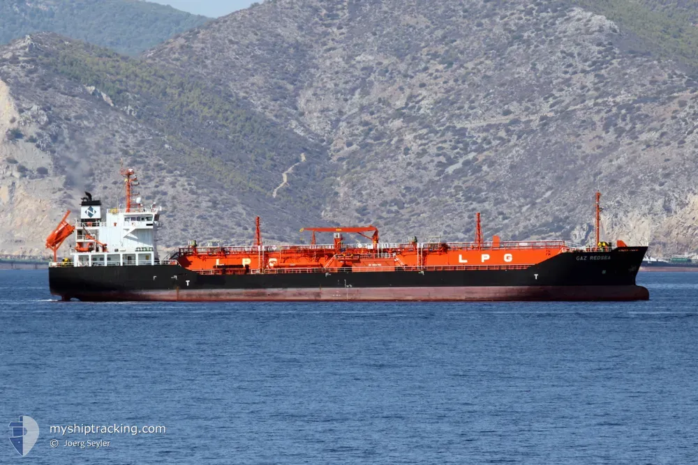 gaz redsea (LPG Tanker) - IMO 9264192, MMSI 353130000, Call Sign HOBV under the flag of Panama