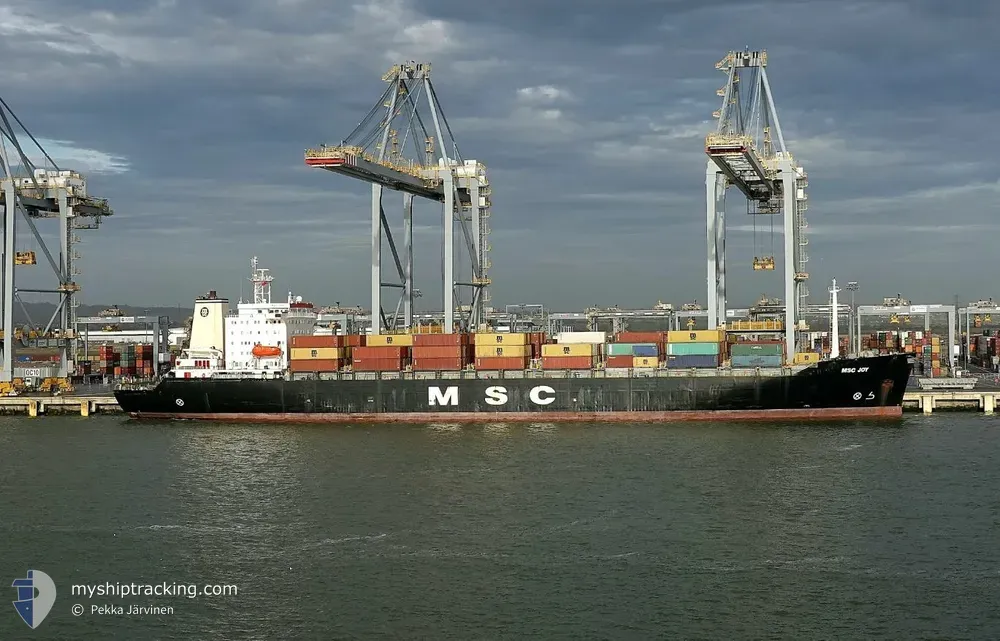 msc joy (Container Ship) - IMO 9039250, MMSI 356037000, Call Sign 3EUB5 under the flag of Panama