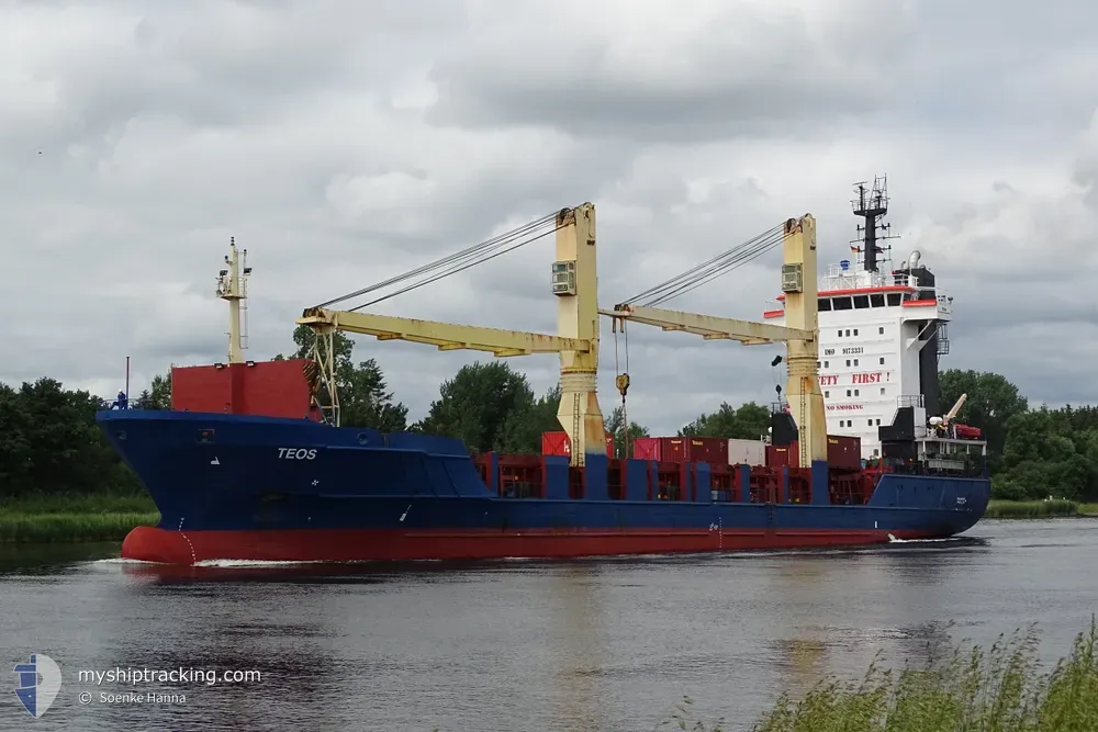 teos (General Cargo Ship) - IMO 9173331, MMSI 356562000, Call Sign 3EBV5 under the flag of Panama