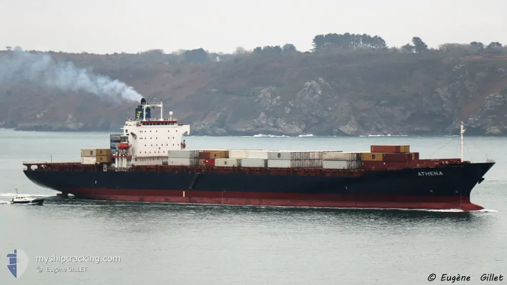 athena (Container Ship) - IMO 9275361, MMSI 357231000, Call Sign HOXI under the flag of Panama