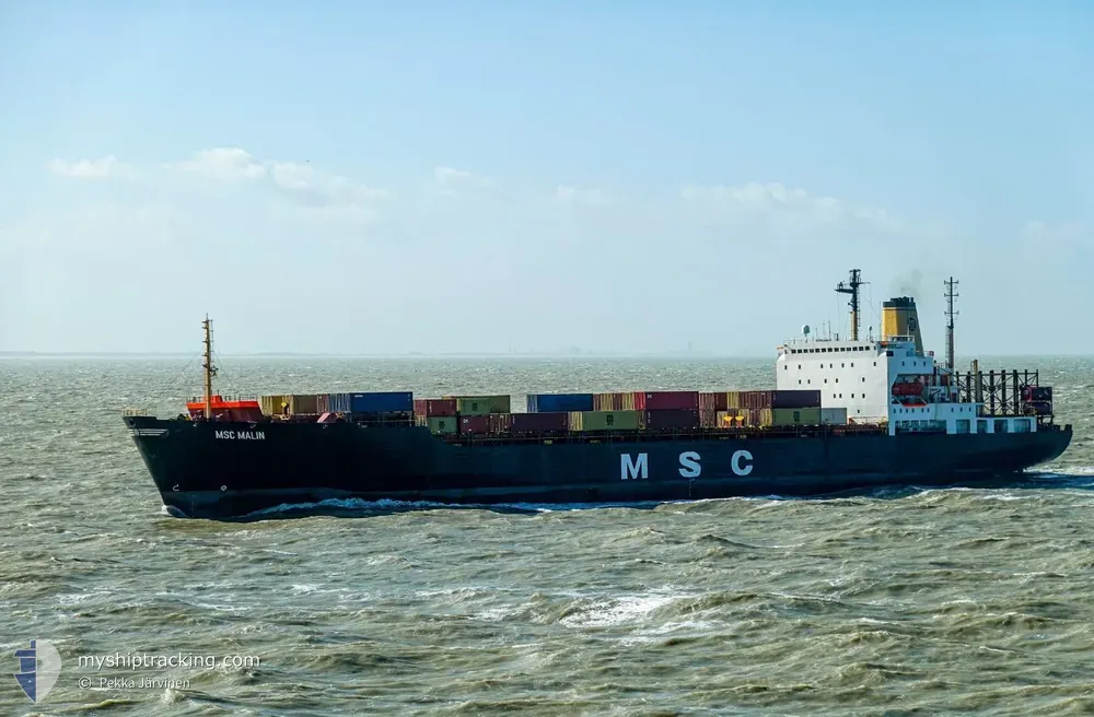 msc malin (Container Ship) - IMO 8201636, MMSI 357562000, Call Sign H3EU under the flag of Panama