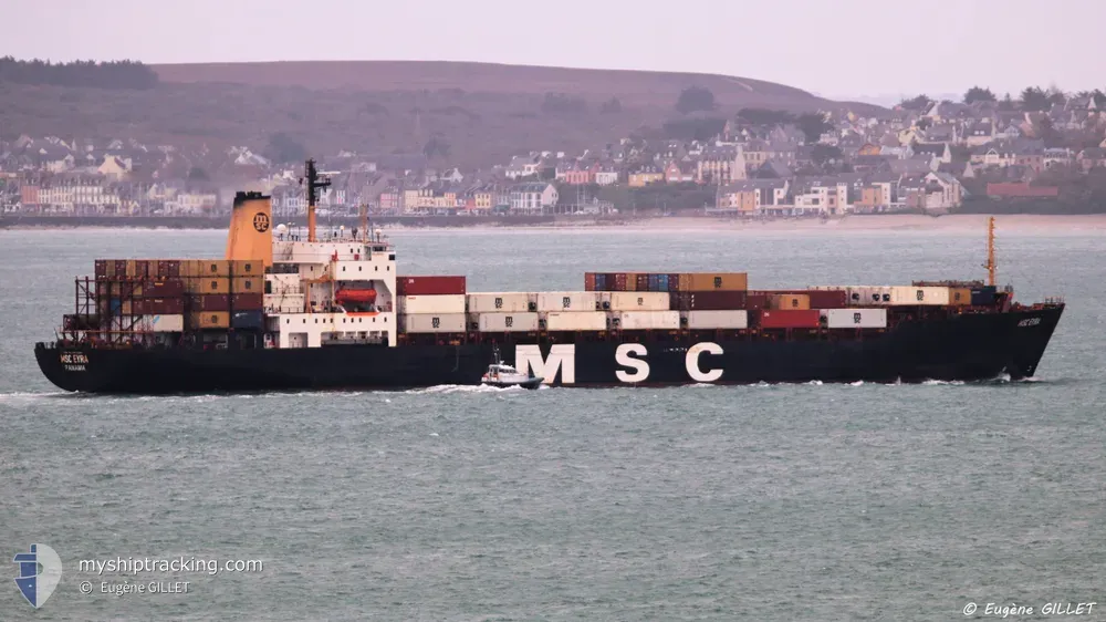 msc eyra (Container Ship) - IMO 8201648, MMSI 357632000, Call Sign H3FW under the flag of Panama