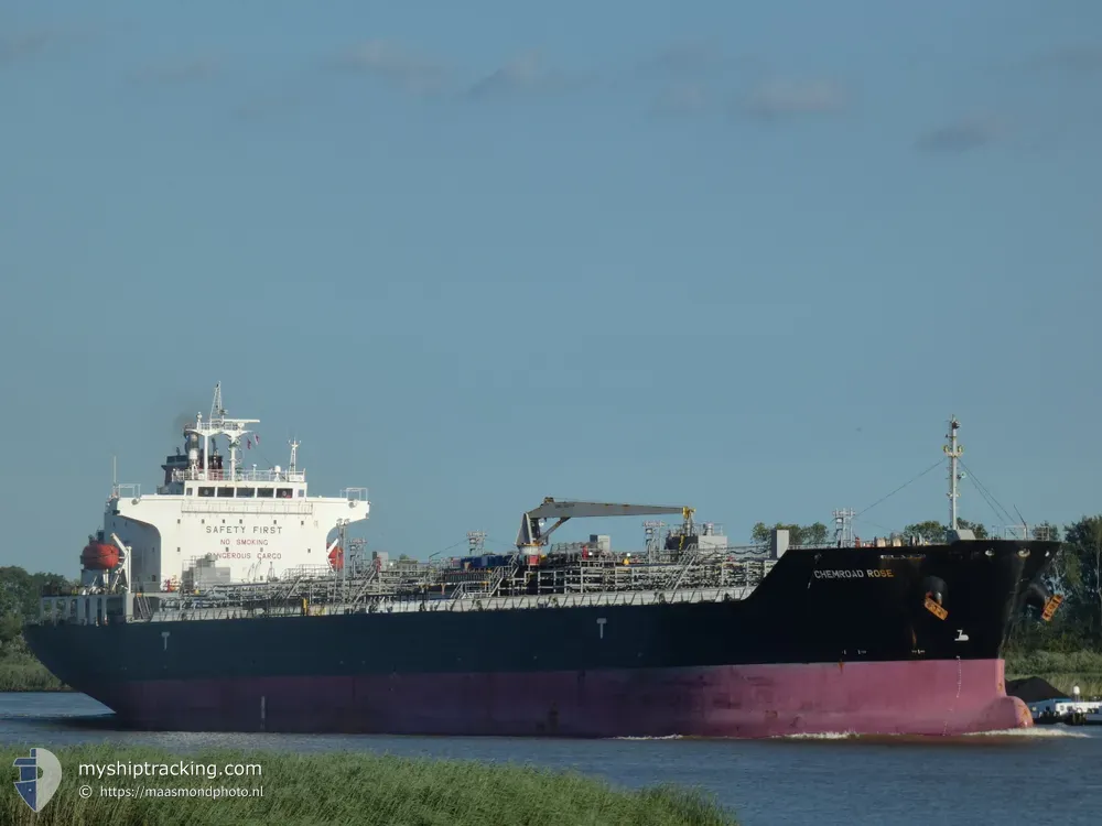 chemroad rose (Chemical/Oil Products Tanker) - IMO 9317846, MMSI 371462000, Call Sign 3ECT9 under the flag of Panama
