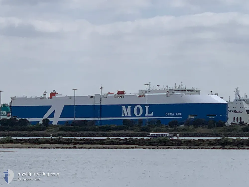 orca ace (Vehicles Carrier) - IMO 9777814, MMSI 371563000, Call Sign 3EFB2 under the flag of Panama