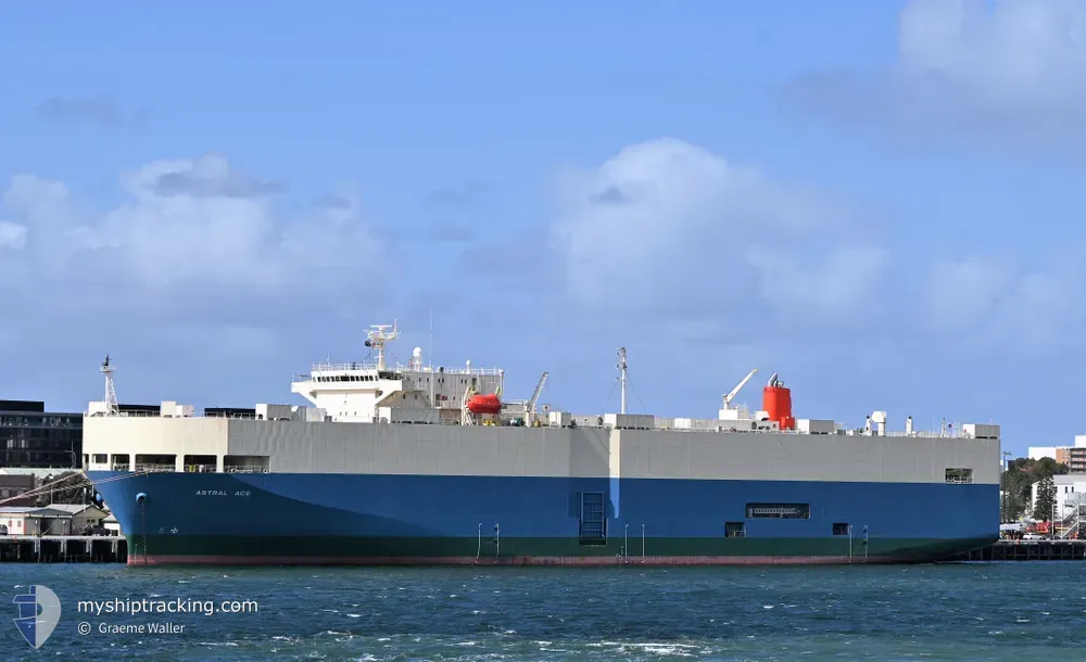 astral ace (Vehicles Carrier) - IMO 9182368, MMSI 431220000, Call Sign 7JUJ under the flag of Japan