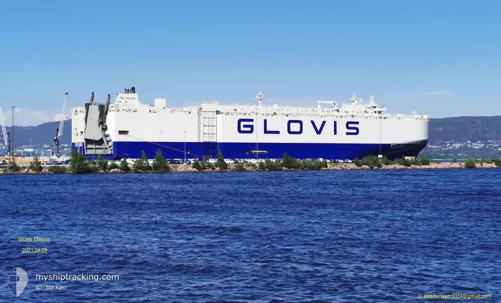 glovis chorus (Vehicles Carrier) - IMO 9158604, MMSI 440292000, Call Sign D7OR under the flag of Korea