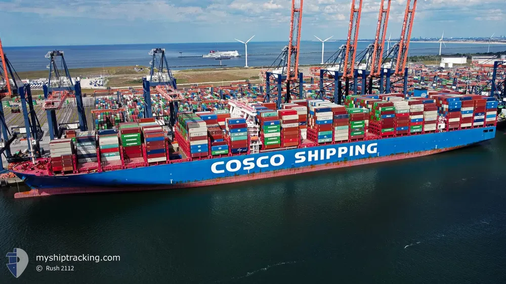 cosco scorpio (Container Ship) - IMO 9789635, MMSI 477183800, Call Sign VRRX5 under the flag of Hong Kong