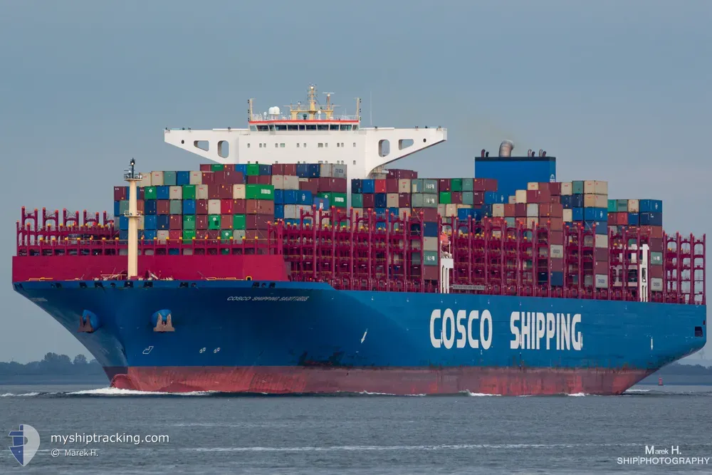 cosco sagittarius (Container Ship) - IMO 9783473, MMSI 477194100, Call Sign VRRY9 under the flag of Hong Kong