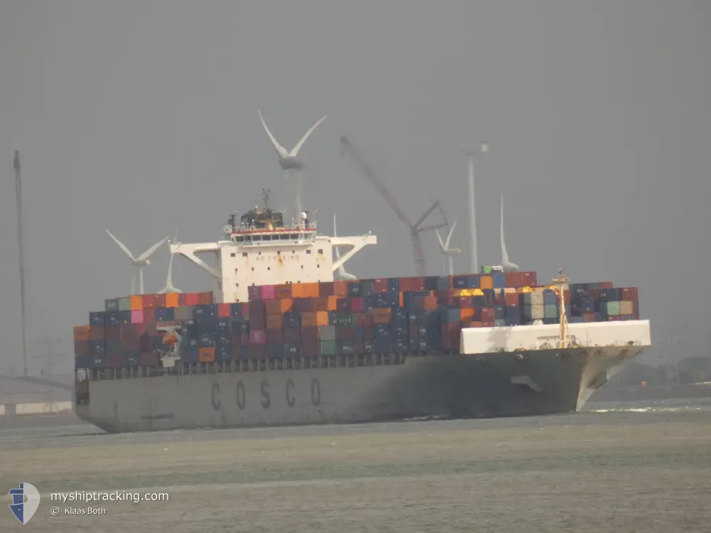 cosco japan (Container Ship) - IMO 9448748, MMSI 477655200, Call Sign VRFX5 under the flag of Hong Kong