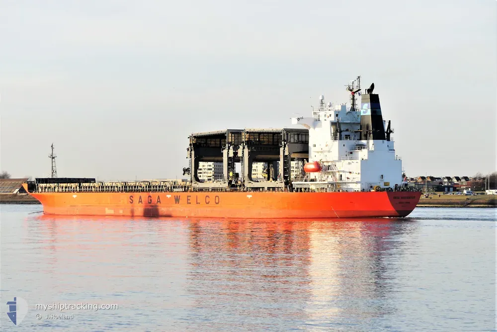 saga navigator (General Cargo Ship) - IMO 9371062, MMSI 477897700, Call Sign VRDA4 under the flag of Hong Kong