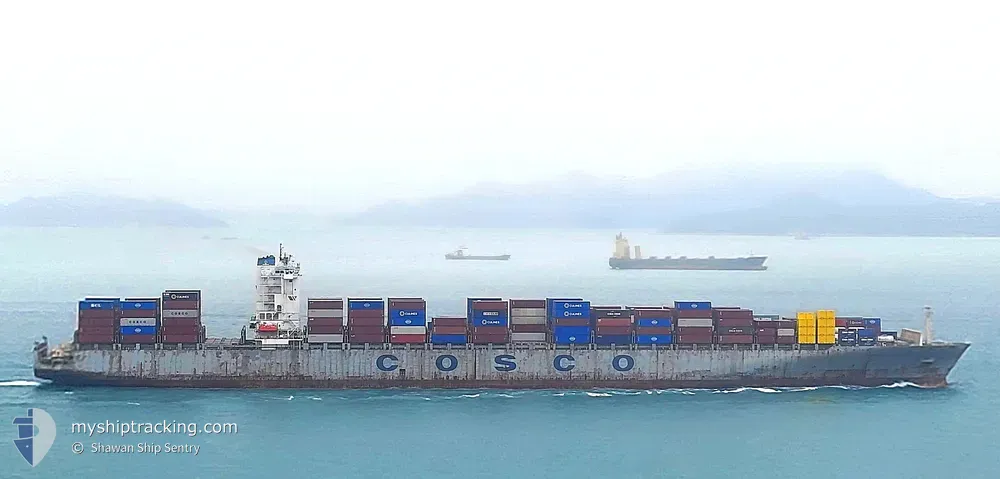 cosco thailand (Container Ship) - IMO 9448798, MMSI 477959200, Call Sign VRHM2 under the flag of Hong Kong