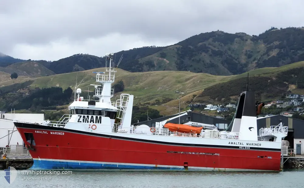 amaltal mariner (Fishing Vessel) - IMO 9132466, MMSI 512002681, Call Sign ZMAM under the flag of New Zealand
