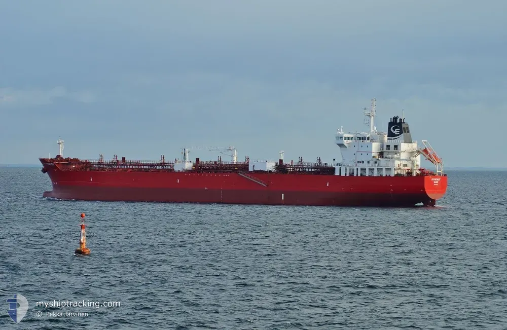sti finchley (Chemical/Oil Products Tanker) - IMO 9696565, MMSI 538005406, Call Sign V7DN8 under the flag of Marshall Islands