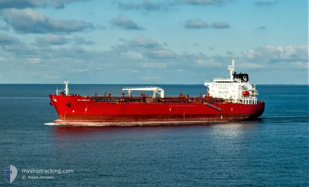 sti meraux (Chemical/Oil Products Tanker) - IMO 9681118, MMSI 538005419, Call Sign V7DQ5 under the flag of Marshall Islands