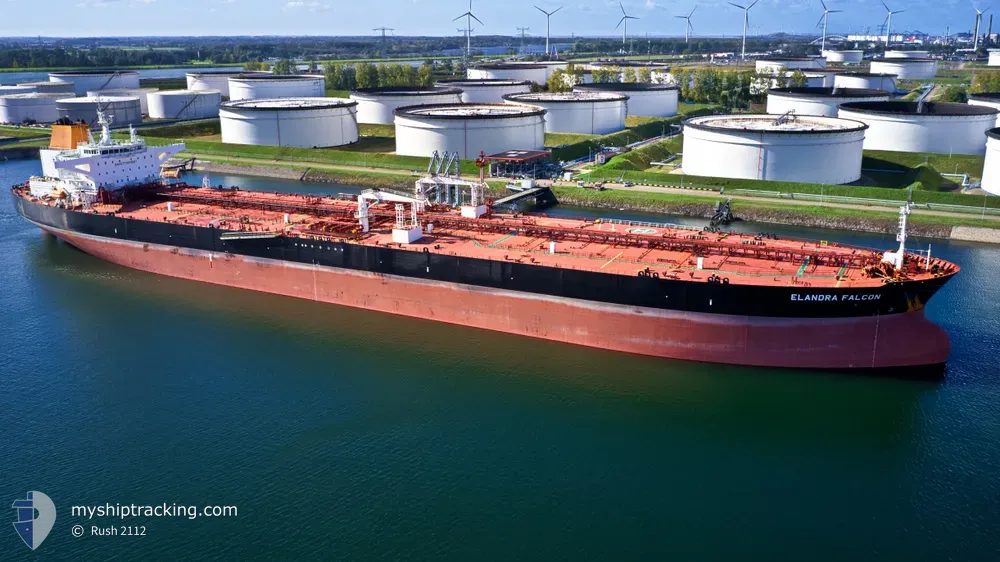 elandra falcon (Crude Oil Tanker) - IMO 9792486, MMSI 538007154, Call Sign V7XN2 under the flag of Marshall Islands