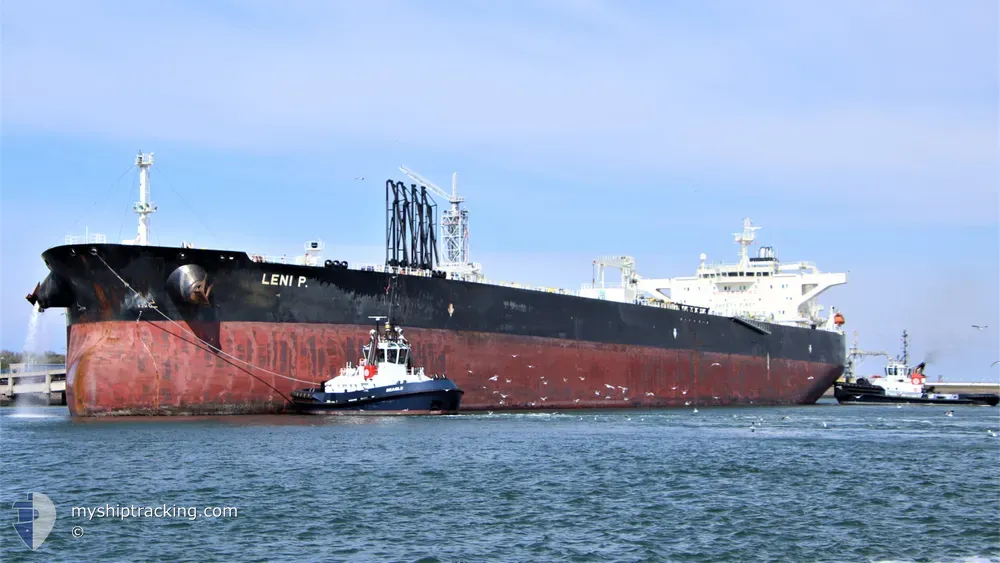 leni p. (Crude Oil Tanker) - IMO 9594133, MMSI 538008334, Call Sign V7A2248 under the flag of Marshall Islands