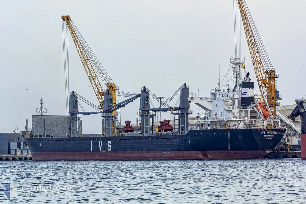 ivs magpie (Bulk Carrier) - IMO 9604732, MMSI 538008745, Call Sign V7A2714 under the flag of Marshall Islands