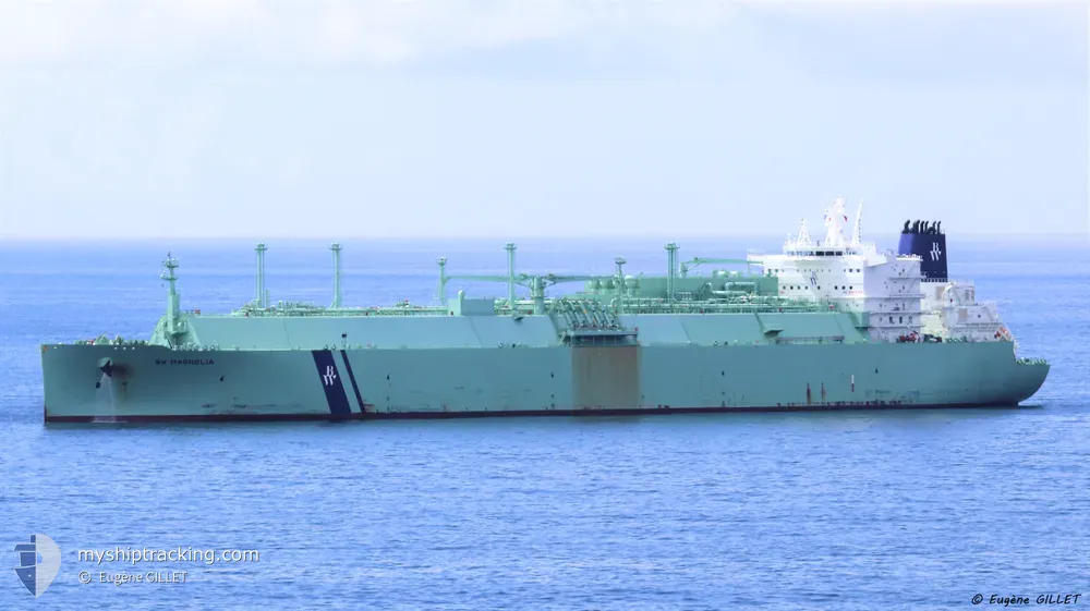 bw magnolia (LNG Tanker) - IMO 9850666, MMSI 563092200, Call Sign 9V6328 under the flag of Singapore