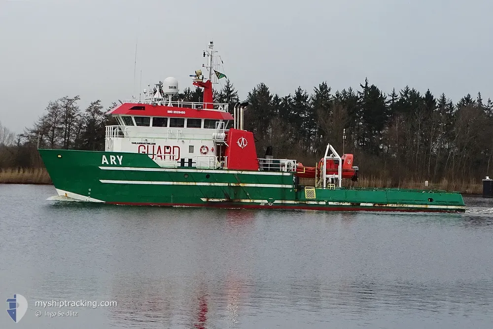 ary (Offshore Support Vessel) - IMO 8928480, MMSI 577031000, Call Sign YJQJ5 under the flag of Vanuatu
