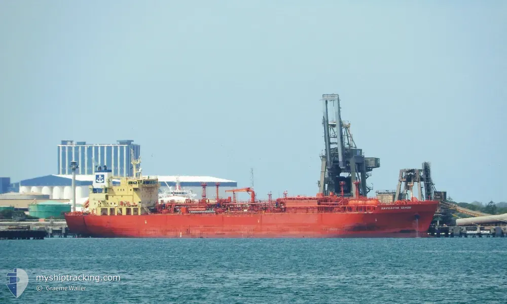 navigator gemini (LPG Tanker) - IMO 9404780, MMSI 636014077, Call Sign A8RD9 under the flag of Liberia