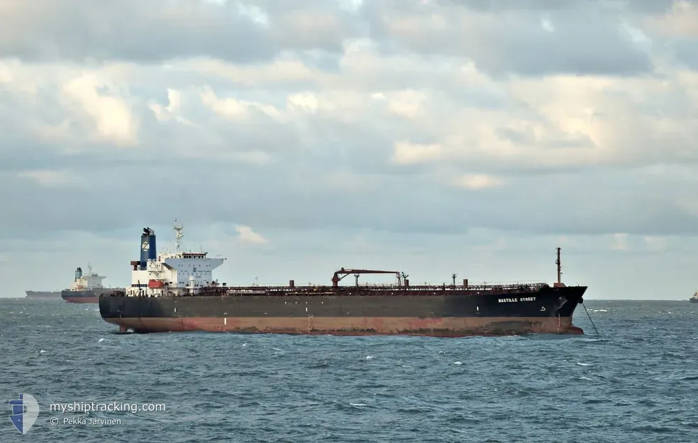 bastille street (Crude Oil Tanker) - IMO 9573701, MMSI 636015161, Call Sign A8YZ6 under the flag of Liberia