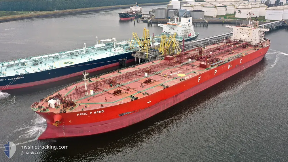 fpmc p hero (Crude Oil Tanker) - IMO 9457610, MMSI 636015252, Call Sign A8ZN2 under the flag of Liberia