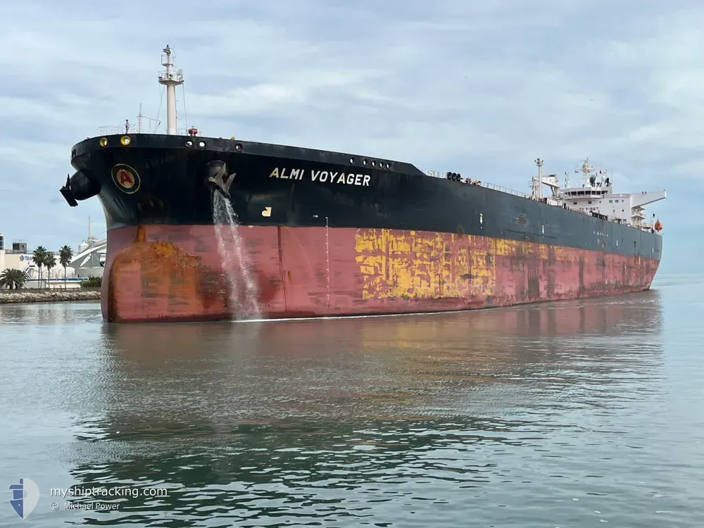 almi voyager (Crude Oil Tanker) - IMO 9579585, MMSI 636015999, Call Sign D5DY2 under the flag of Liberia