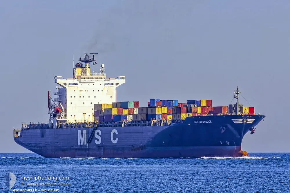 msc rochelle (Container Ship) - IMO 9141297, MMSI 636016476, Call Sign D5GE9 under the flag of Liberia