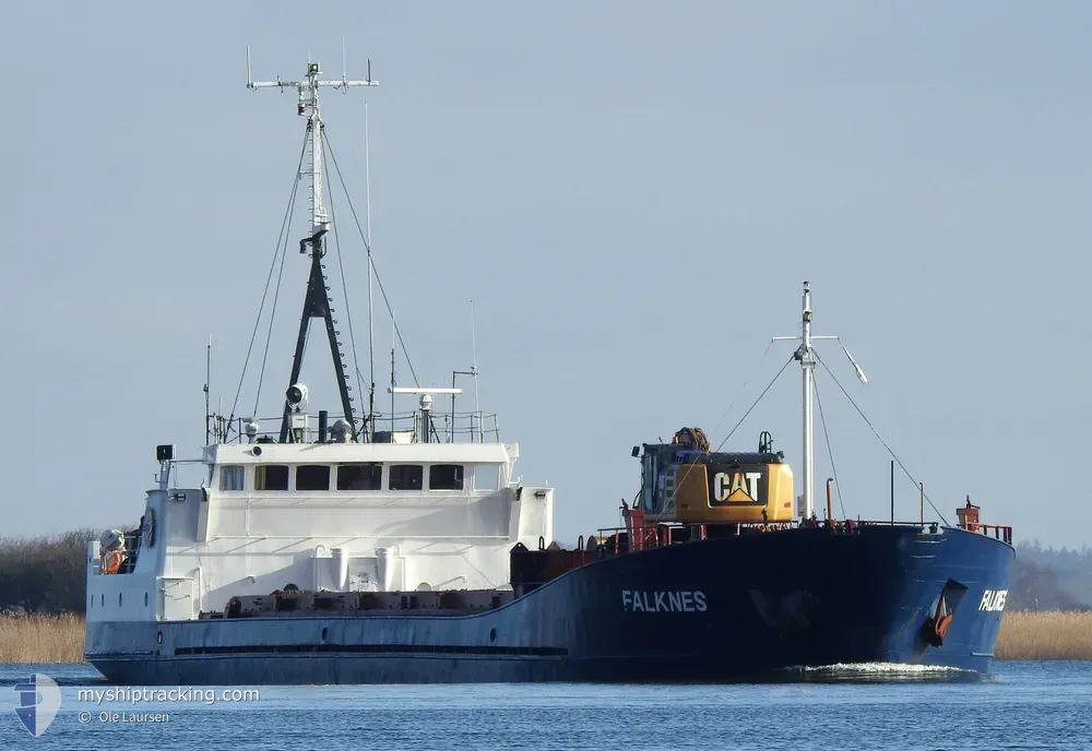falknes (General Cargo Ship) - IMO 7053264, MMSI 671135000, Call Sign 5VAR7 under the flag of Togolese Rep